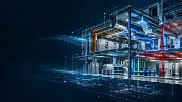 Integrated MEP digital twin with electrical, HVAC, plumbing and fire-fighting systems
